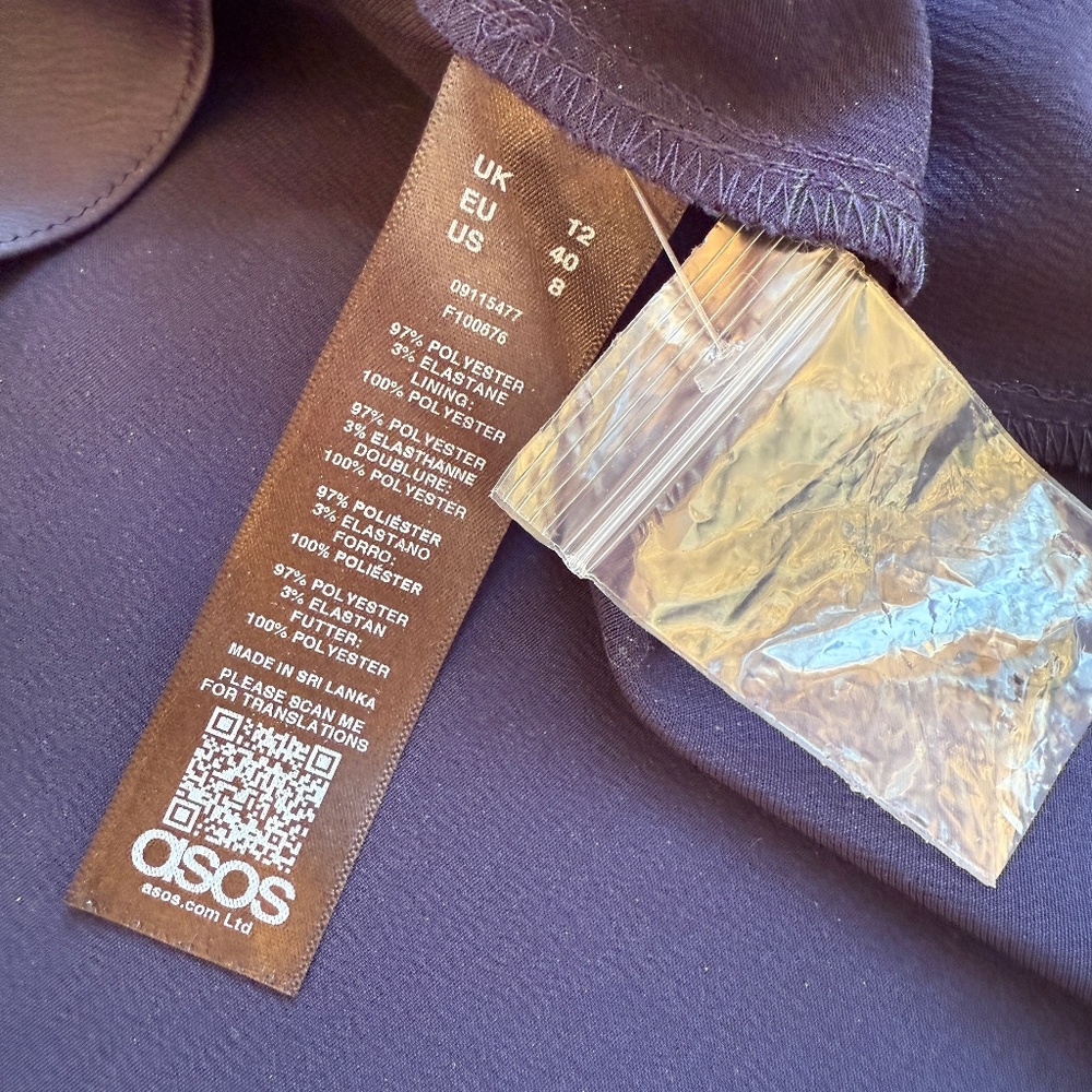 ASOS Mini Wrap-Style Dress - Picture 8 of 9